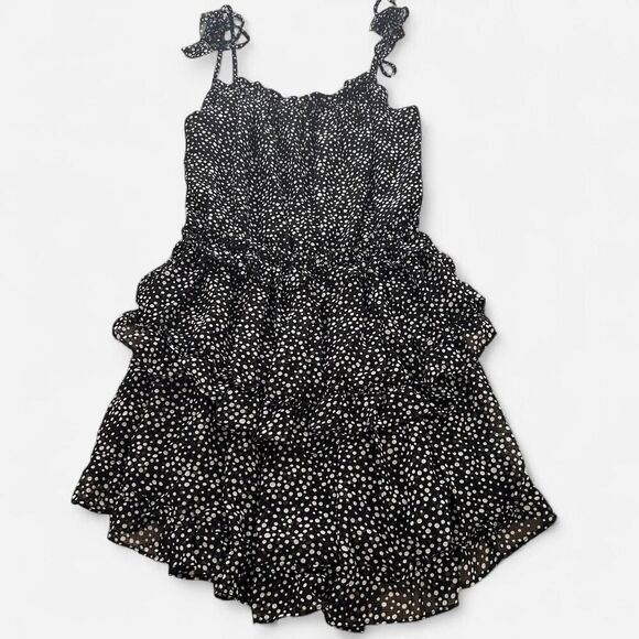 Misa Los Angeles Helena Polka Dot romantic girly Mini Dress ✨ Y2K Goth Grunge XS - Picture 6 of 8